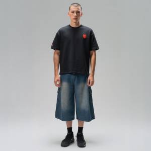 (MDOV-04) MAXX SPIDER-MAN OVERSIZED TEE - BLACK