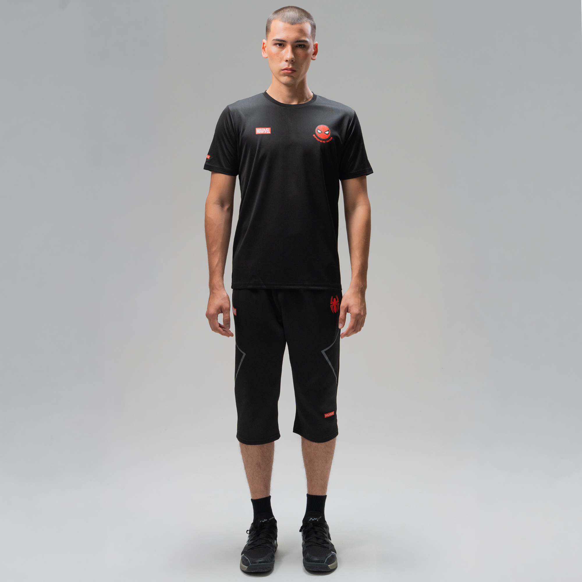 (MDTEE-05) MAXX SPIDER-MAN BASIC TEE – BLACK