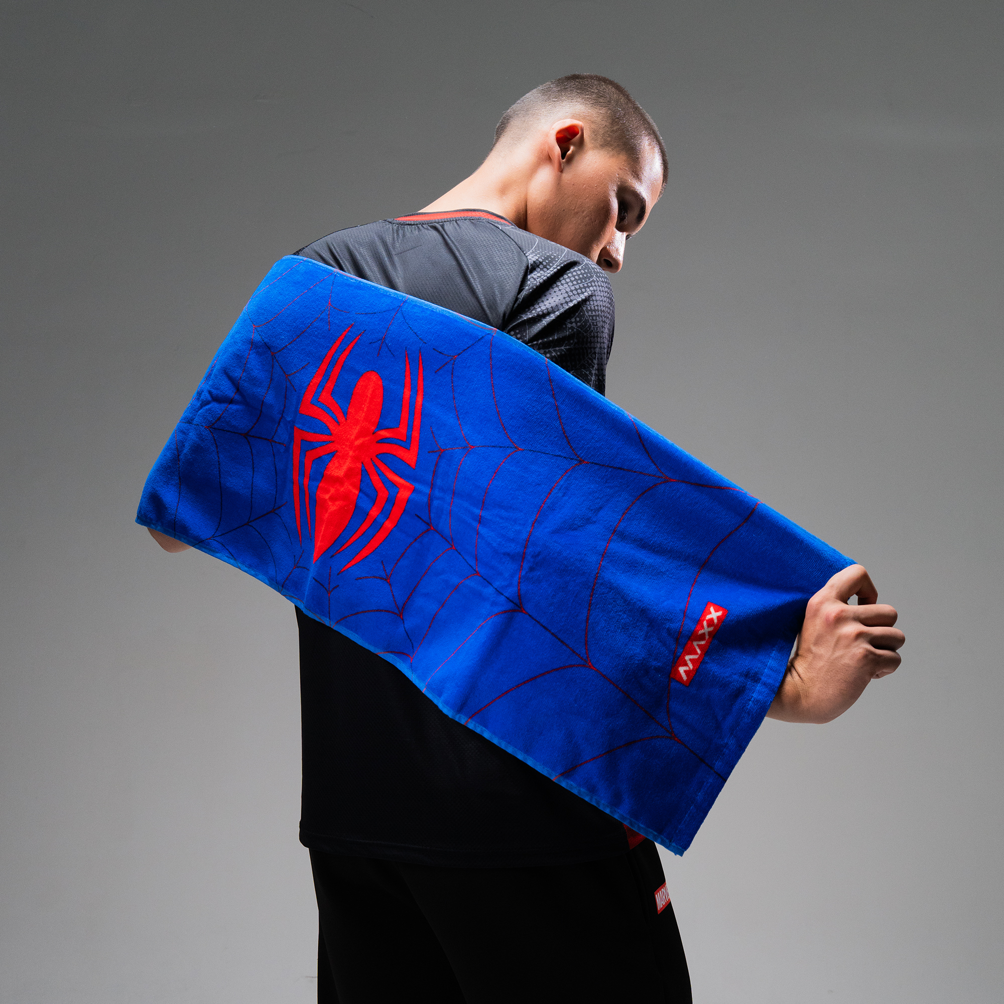 (MDTW-02) MAXX SPIDER-MAN TOWEL